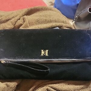 Elegant Black Clutch by Carolina Herrera